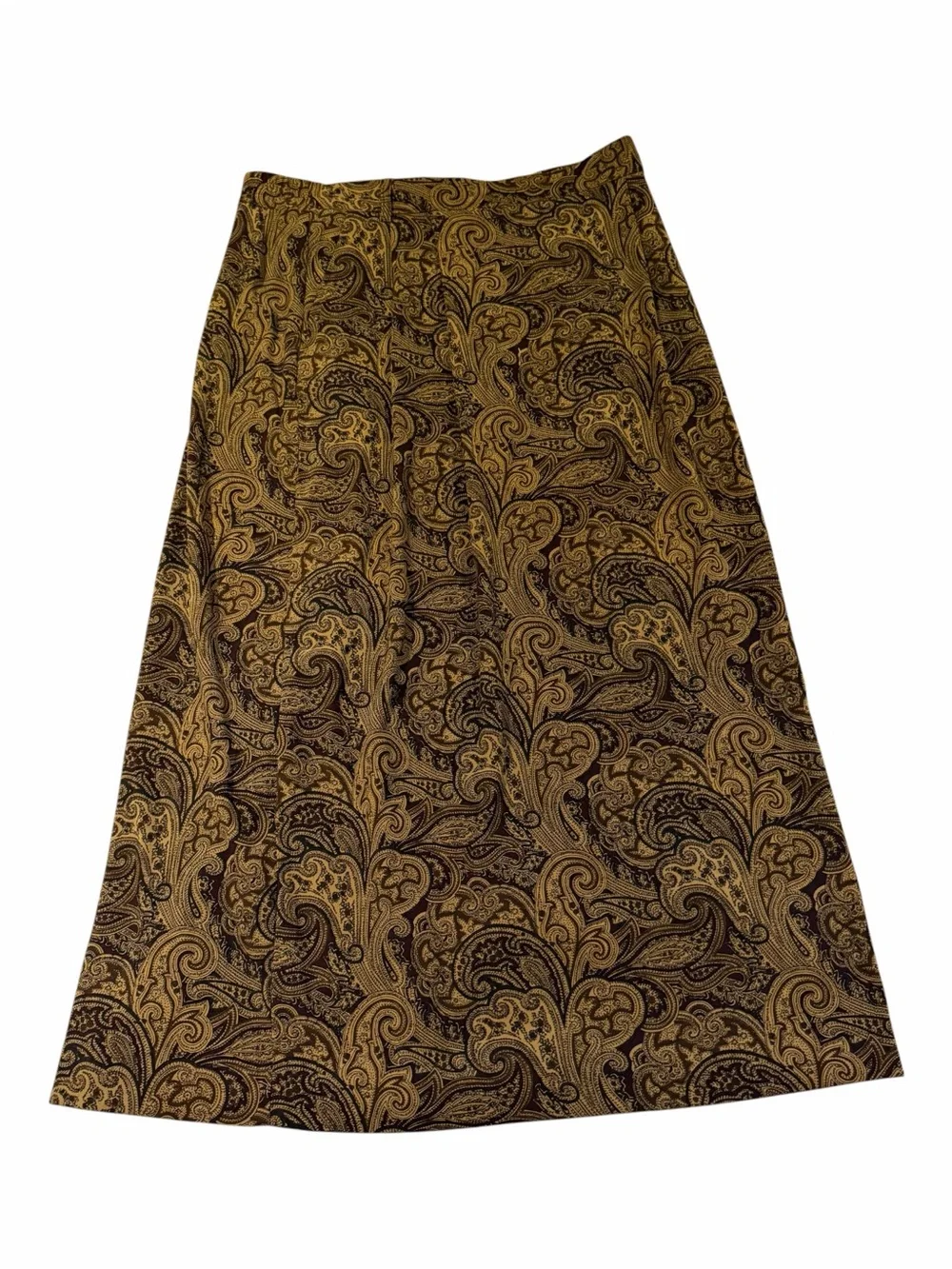 Tabi  Paisley Pencil Skirt in Brown - Picture 3 of 10